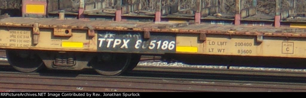 TTPX 805186, detail view of car number